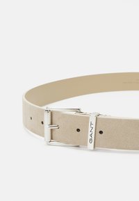 GANT LOGO BELT UNISEX - Josta - concrete beige