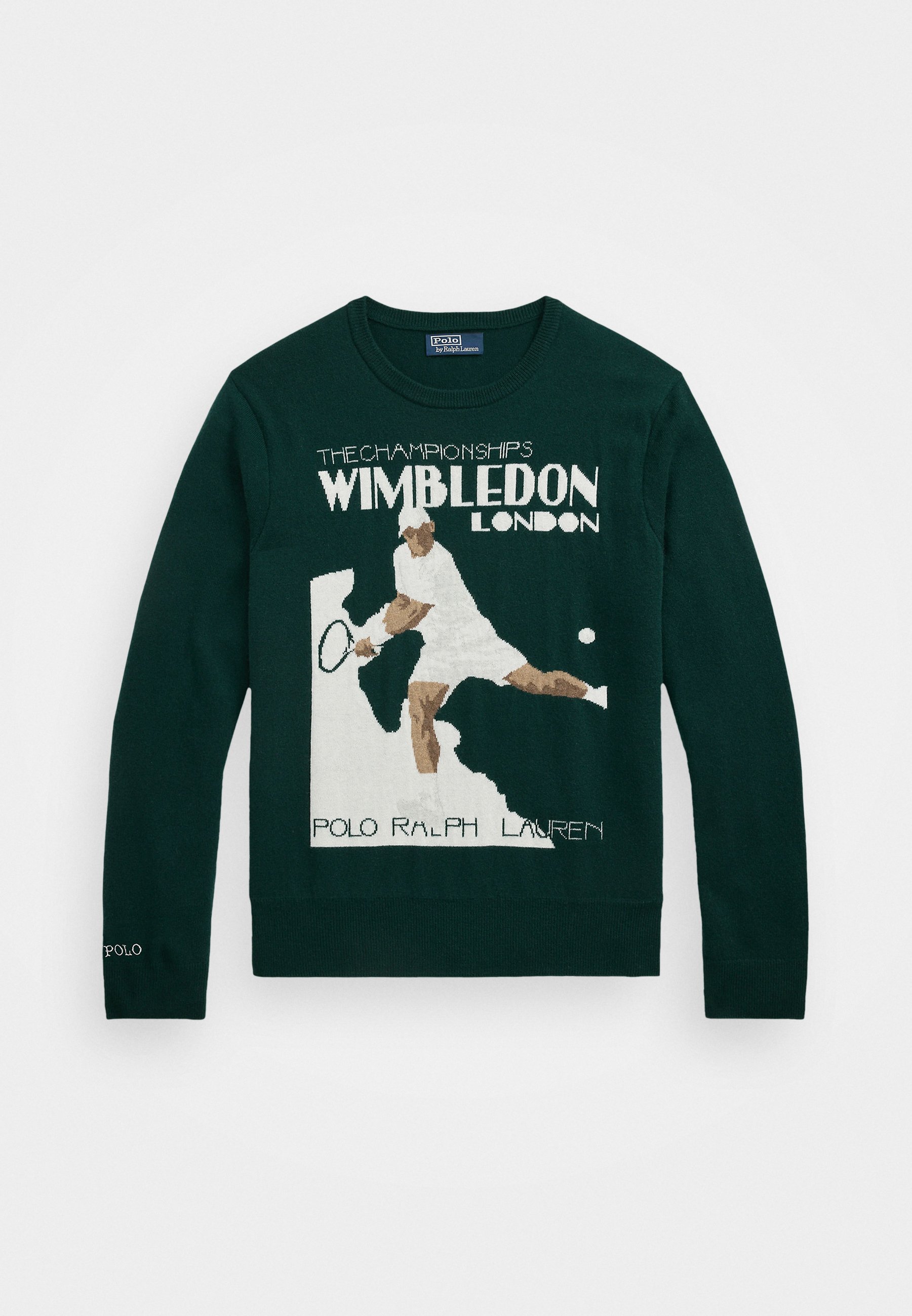 ugo 　　polobyRalphLaurenHAMMONDラルフローレン Polo Ralph Lauren WIMBLEDON UNISEX - Sweter/ciemnozielony