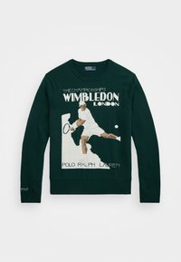 WIMBLEDON CASHMERE COTTON SWEATER UNISEX - Strickpullover - moss agate multi
