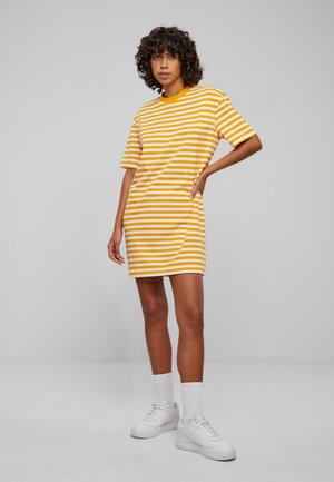 Urban Classics STRIPED - Džersejové šaty - white magicmango