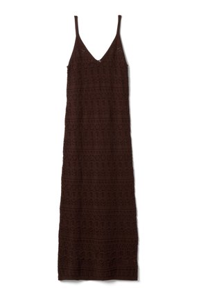 PIOMBO, Strickkleid - dark brown