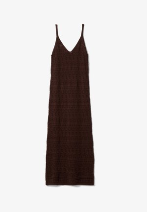 PIOMBO, Strickkleid - dark brown