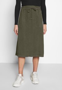 Marc O'Polo A-linjainen hame - dark green