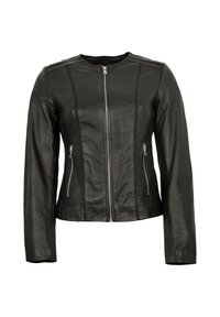 Lederjacken24 Lederjacke - schwarz