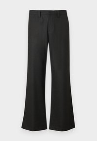 STACKED STRAIGHT - Trousers - charcoal