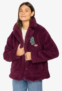 AUTUMN HOLIDAYS - SHERPA - Forro polar - dark purple