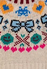 Molo GIMLASSI MOCKNECK JUMPER INTARSIA - Vesta - sand