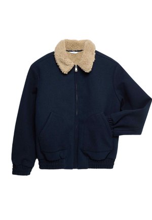 BORG LINED - Bomberjakke - navy