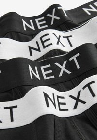 Next A-FRONTS FOUR PACK - Boxerbriefs - black with black and white waistbands
