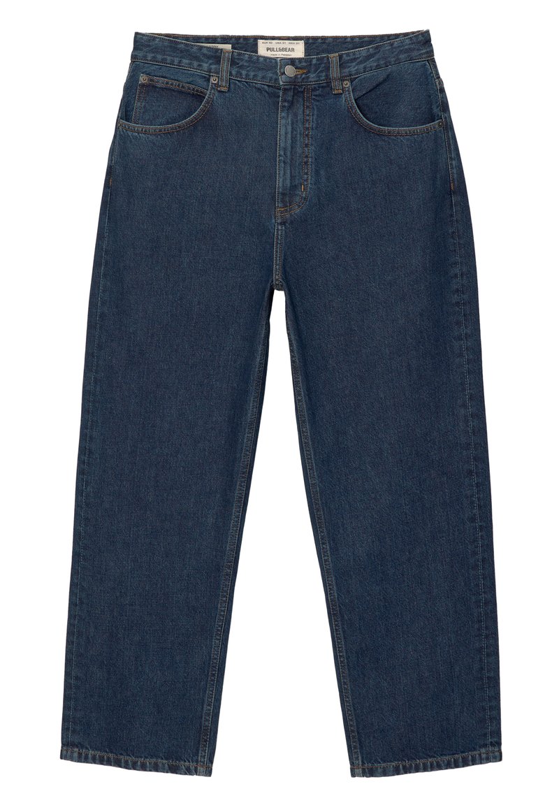 PULL&BEAR Baggy jeans gemêleerd donkerblauw