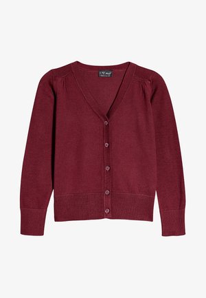 Strickjacke - dark red