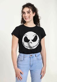 Disney NIGHTMARE BEFORE CHRISTMAS BIG FACE JACK - T-shirt z nadrukiem