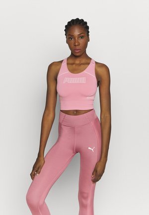 EVOSTRIPE EVOKNIT CROP - Sujetadores deportivos con sujeción media - foxglove