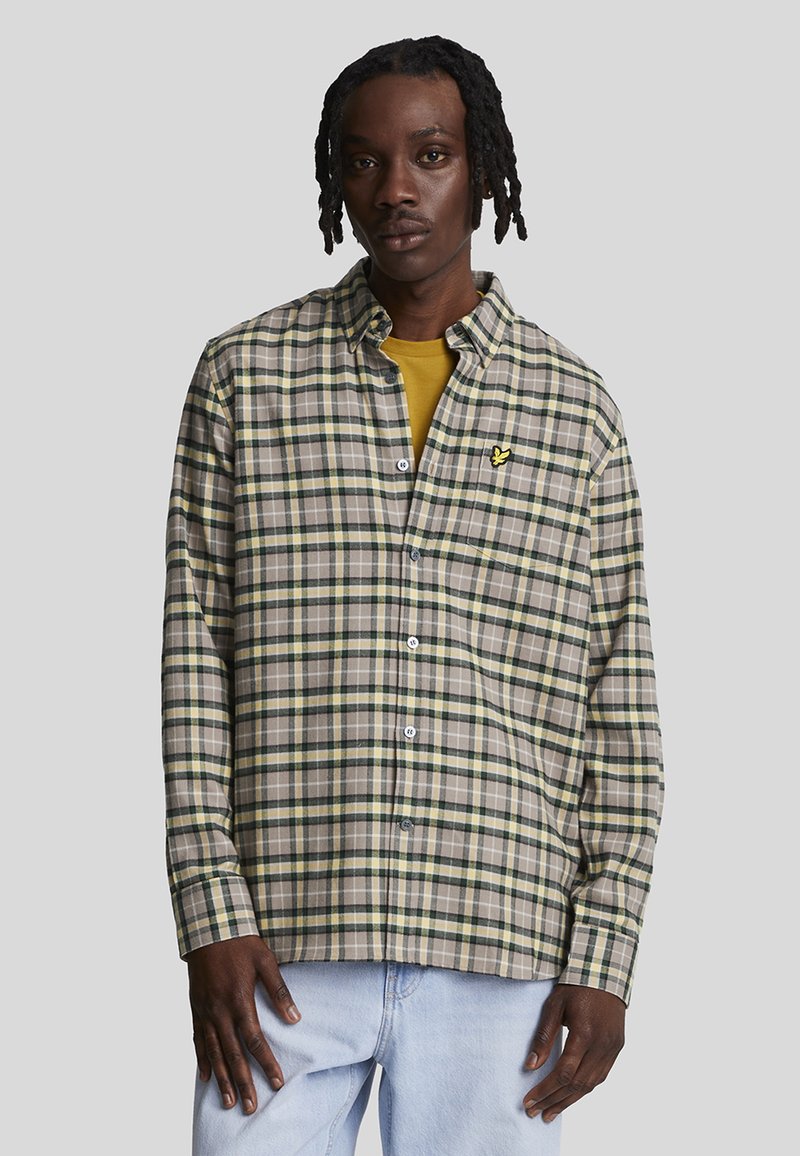 Lyle & Scott CHECK - Overhemd - argyle teal