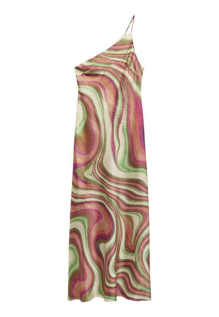 Mango Jurk crème