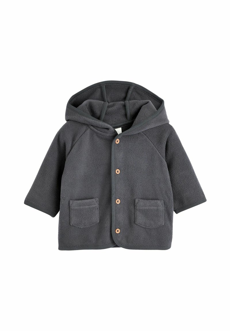 Next - HOODED COSY - REGULAR FIT - Fleecejacke - charcoal grey, Vergrößern