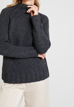 Stickad tröja - light grey