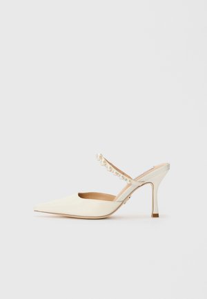 BRECKI - Heeled mules - ivory