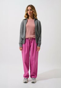 Authentic Cashmere Kardigan - mottled flannel