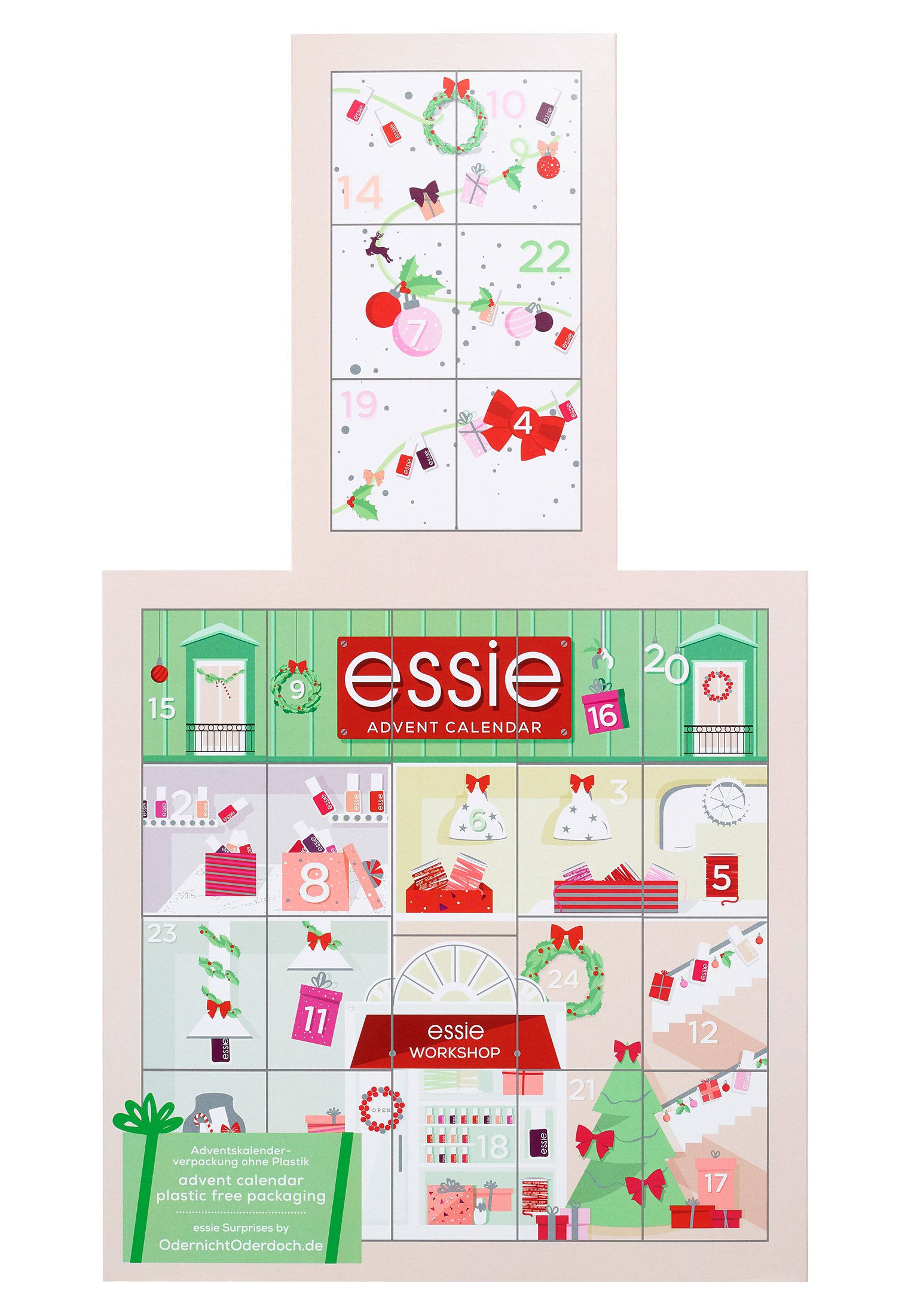 Essie Xmas Advent Calendar 2020 Calendrier De L Avent Multi Coloured Multicolore Zalando Be Calendrier De L'avent 2022 Essie