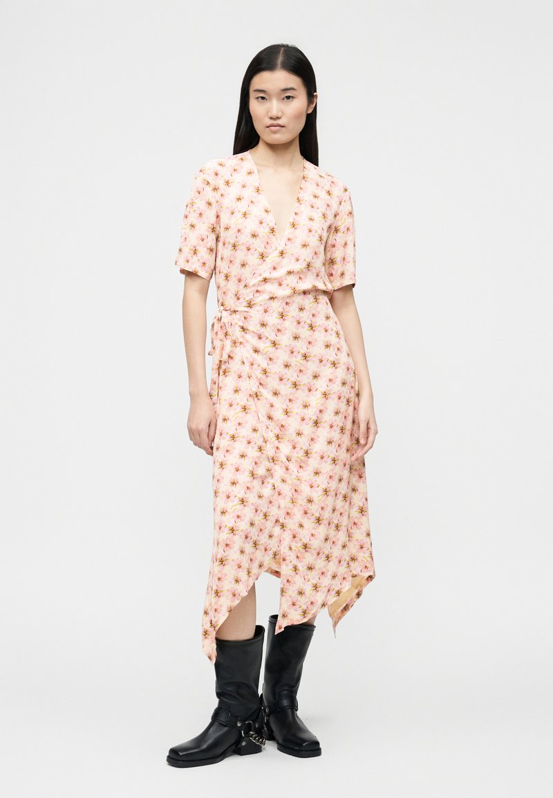 strapless open back dress Froo Petal Dress