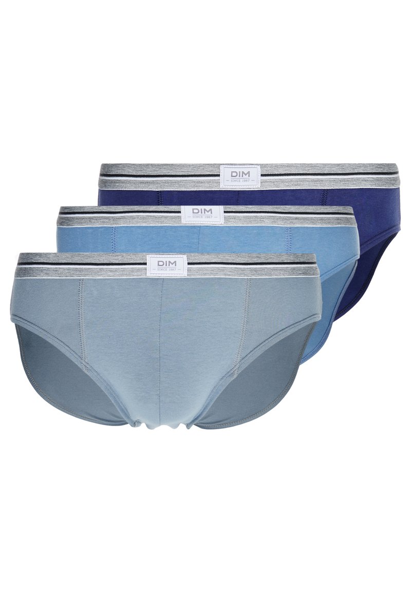DIM ULTRA RESIST BRIEF 3PACK - Slip - blue jean/grey/blue denim/bleu ...