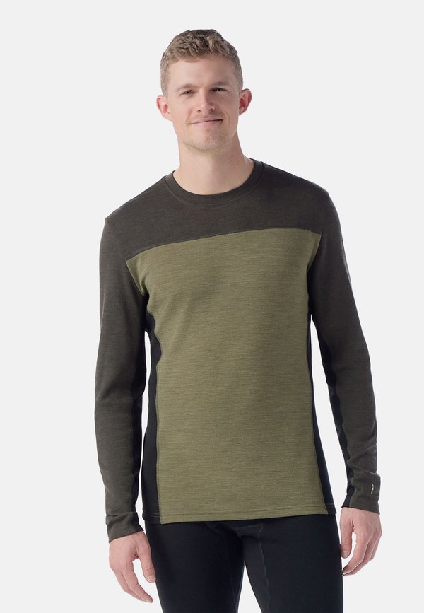 CLASSIC THERMAL BASE LAYER COLORBLOCK CREW - Unterhemd/-shirt - winter moss north woods