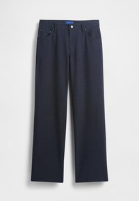 GAPSTUDIO LOW RISE LOOSE TROUSERS - Calças - navy heather