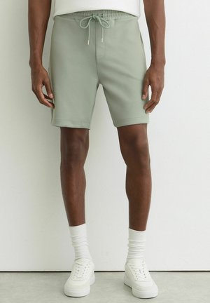 Reiss REGULAR FIT - REID PREMIUM INTERLOCK DRAWSTRING SHORTS  . - Tréningruha alsók - mint green