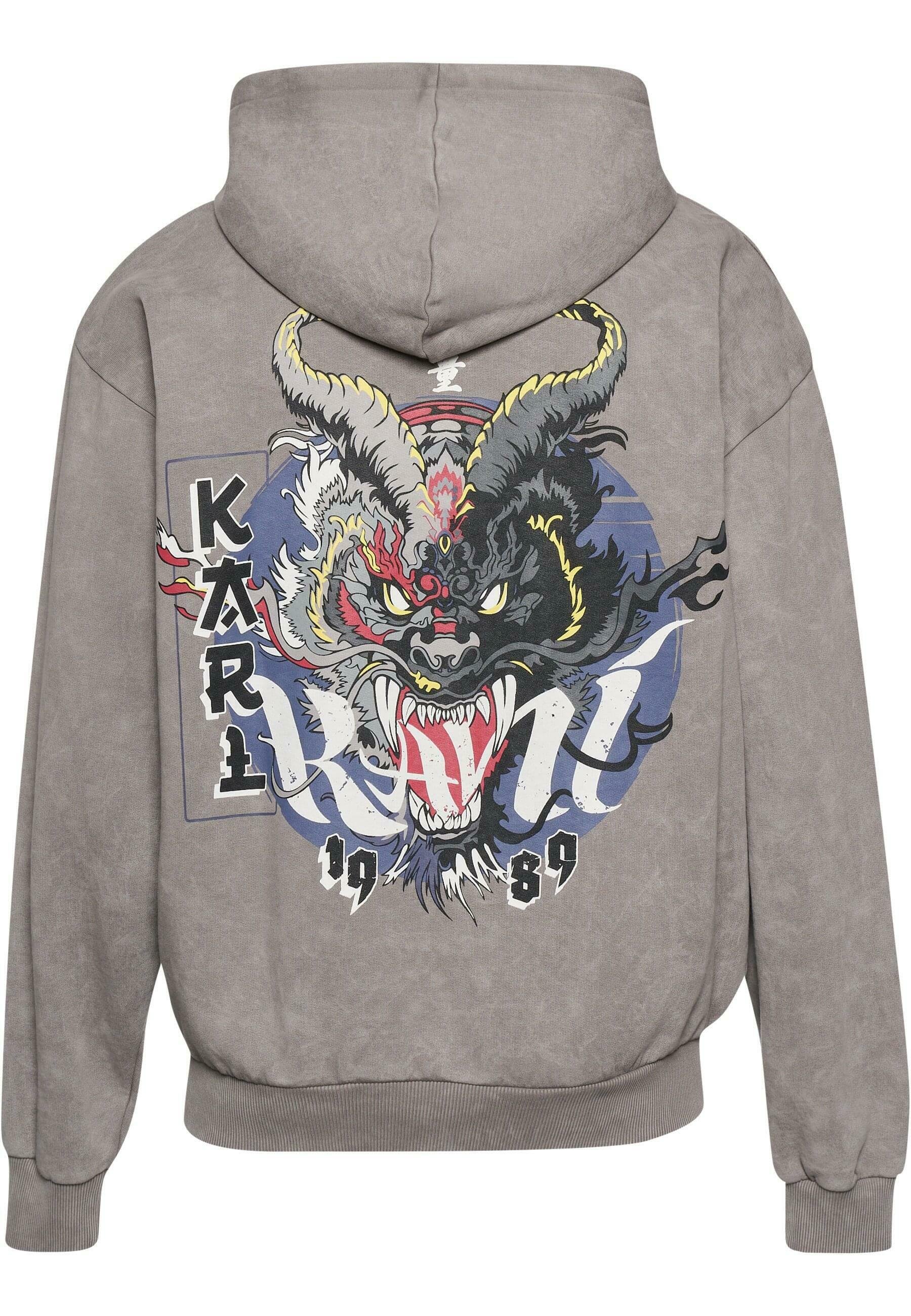 KARL KANI◆カールカナイ Dragon Full Zip Hoodie [grey] Karl Kani SMALL SIGNATURE WASHED OS DRAGON FULL ZIP - Zip-up