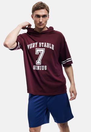 SPORT  - T-shirt print - bordeaux
