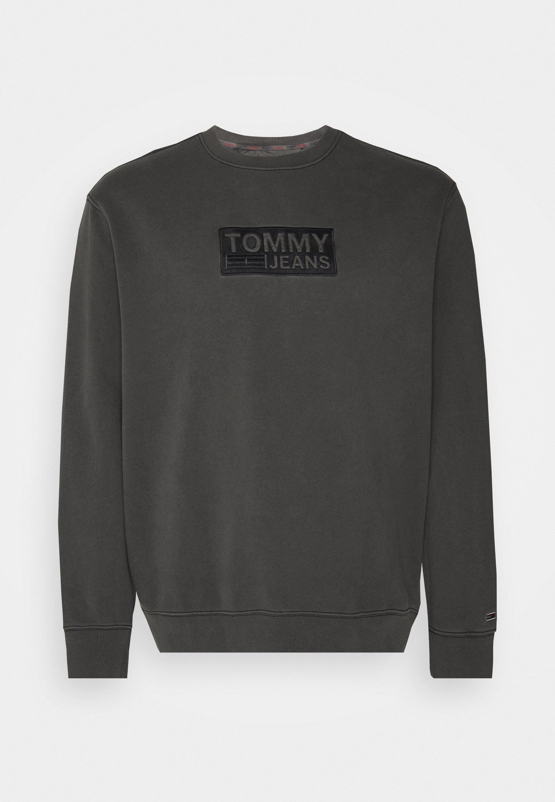 Tommy Jeans Plus TONAL LOGO CREW - Sudadera - black/azul marino - Zalando.es