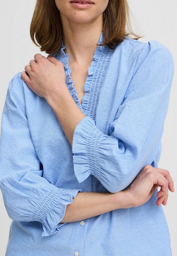 BYISTRIBE - Button-down blouse - regatta mix3