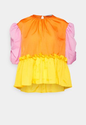 EXCLUSIVE ADA TOP - Blúzka - orange/pink/yellow