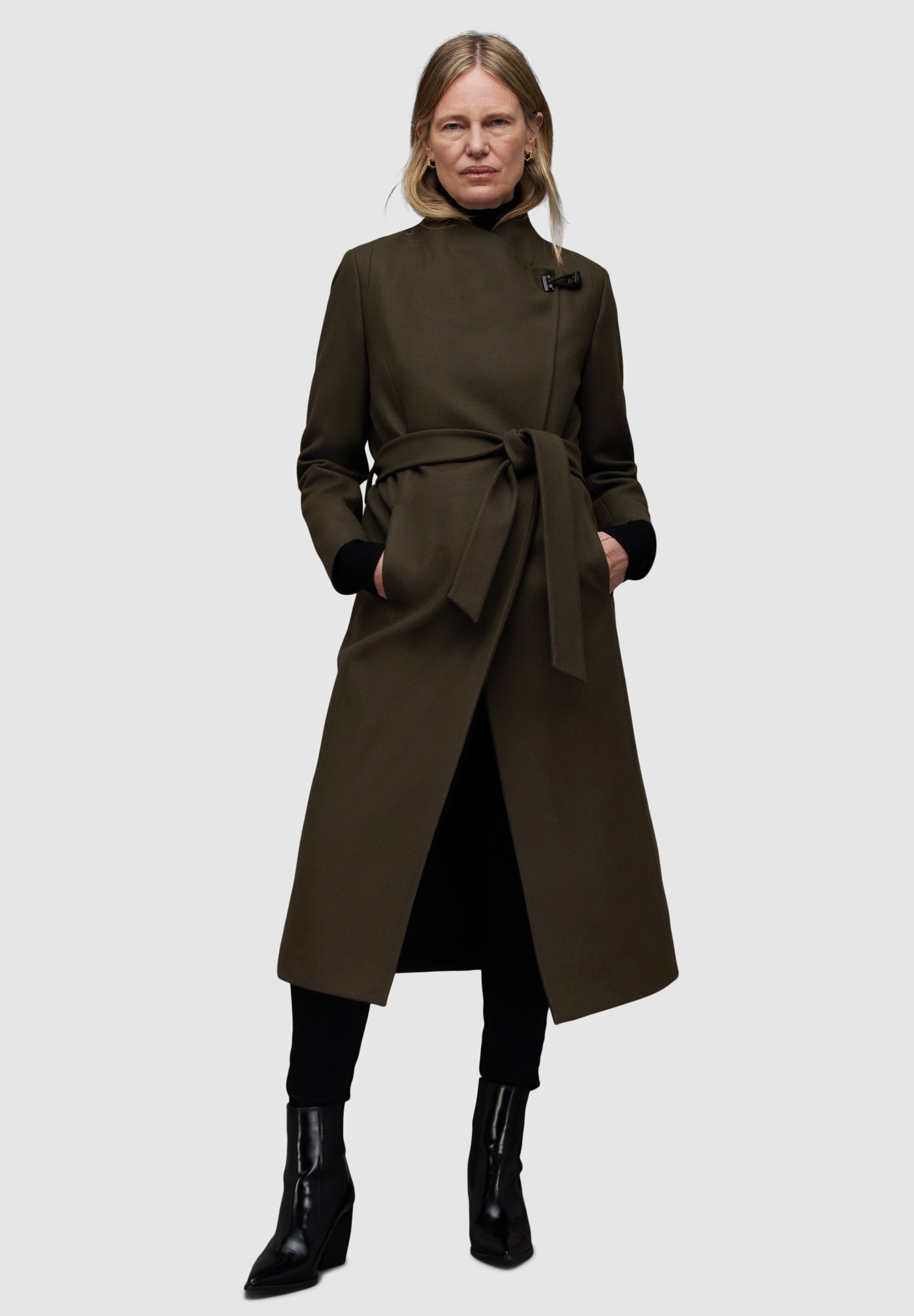 AllSaints RILEY - Klassischer Mantel - khaki green/khaki - Zalando.de 