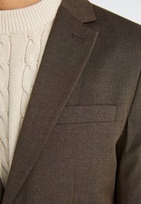Selected Homme SLHSLIM CEDRIC STRUCTURE SUIT - Traje - brown stone