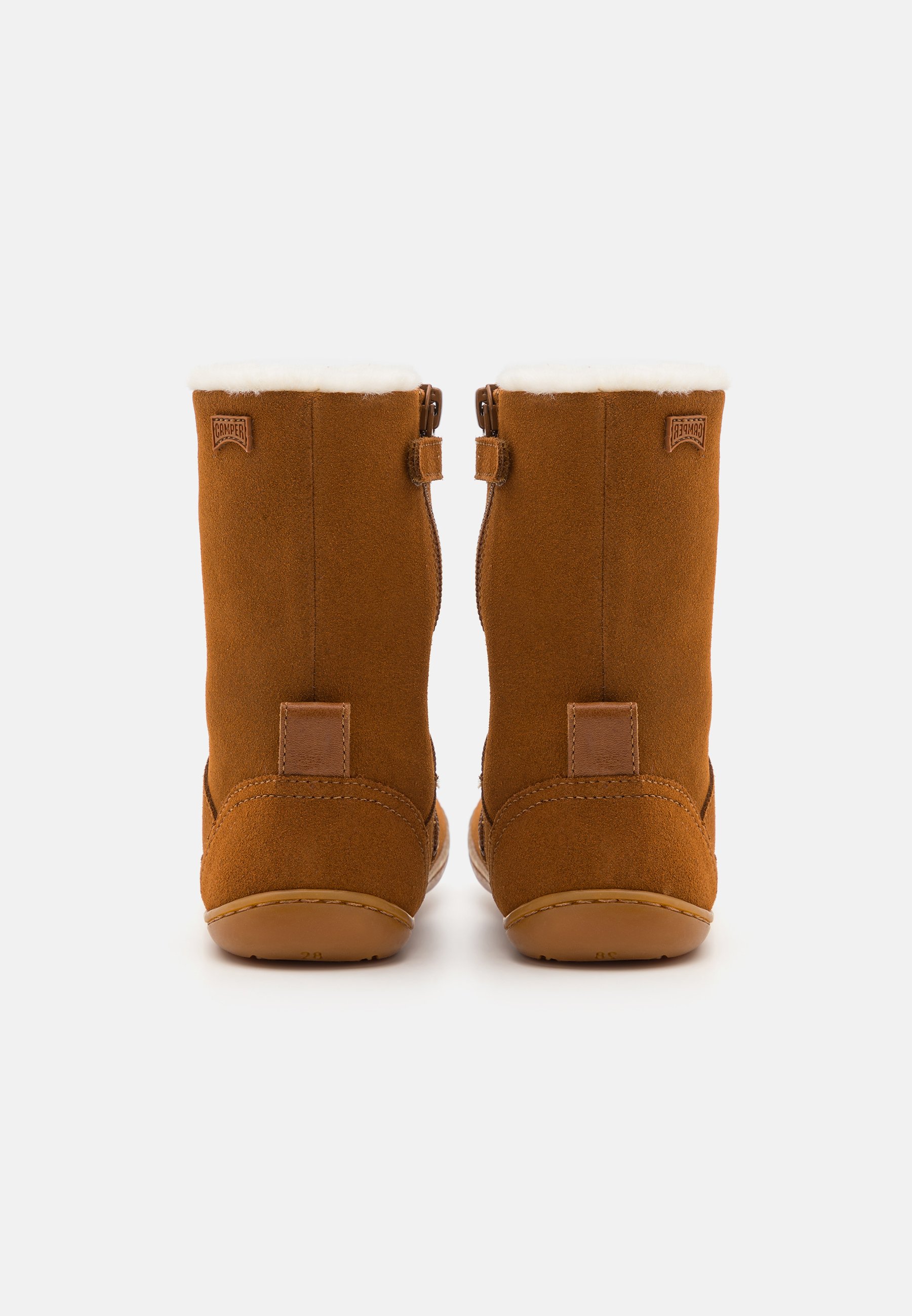 Camper Mädchen Peu Cami K900305 Stiefeletten Mid Calf – Aus Recyceltem Leder, Dunkelgrau, Bequem & Langlebig