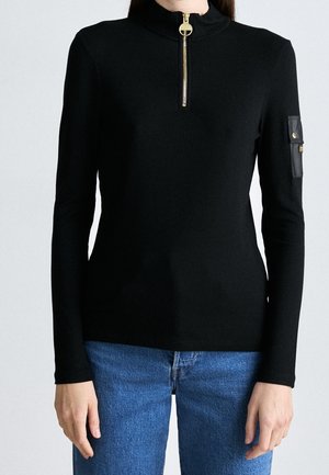 Top s dlouhým rukávem - black