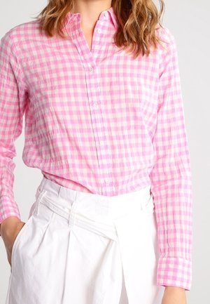 Košilová halenka  - neon pink