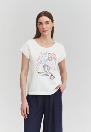 TATUUM, ARTICLE TAG: BLOUSES/SHIRTS - ARTICLE NAME: APELI - T-shirt print - off white