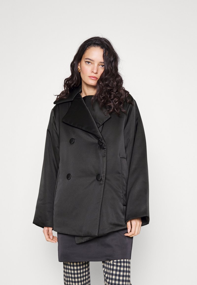 Proenza Schouler White Label WAISTED SATIN JACKET Giacca invernale