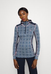 Kari Traa Femme Rose Hood Manches Longues