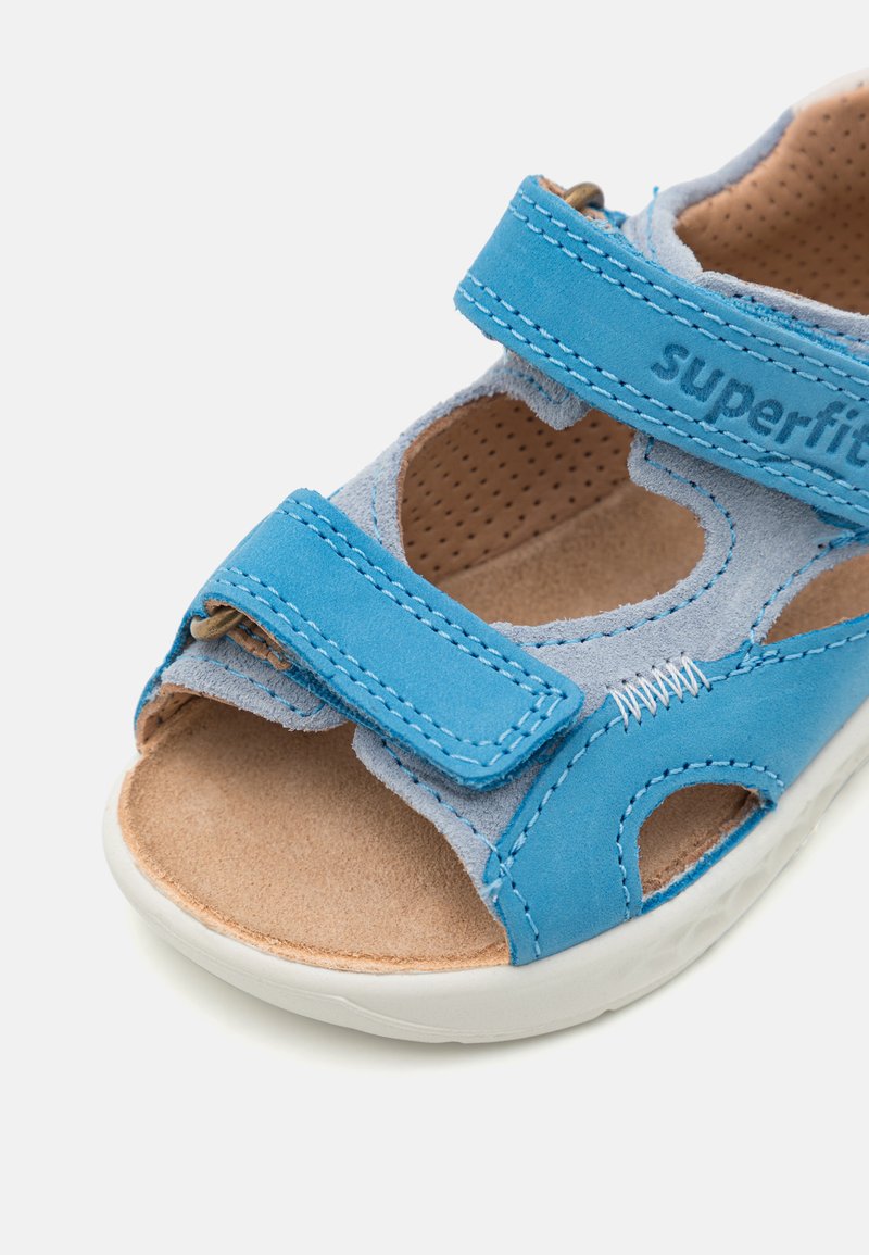 Sandali Superfit Lagoon Per Bambini E Ragazzi - In Pelle Nabuk E Tessuto, Suola Flessibile, Ideali Per I Primi Passi