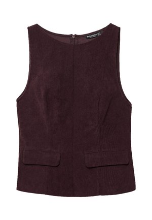 SLEEVELESS  - Top - mottled dark purple