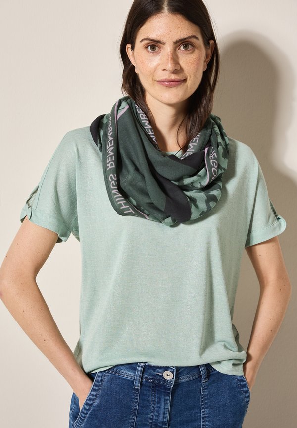 GEMUSTERTER LOOP - Schlauchschal - grün