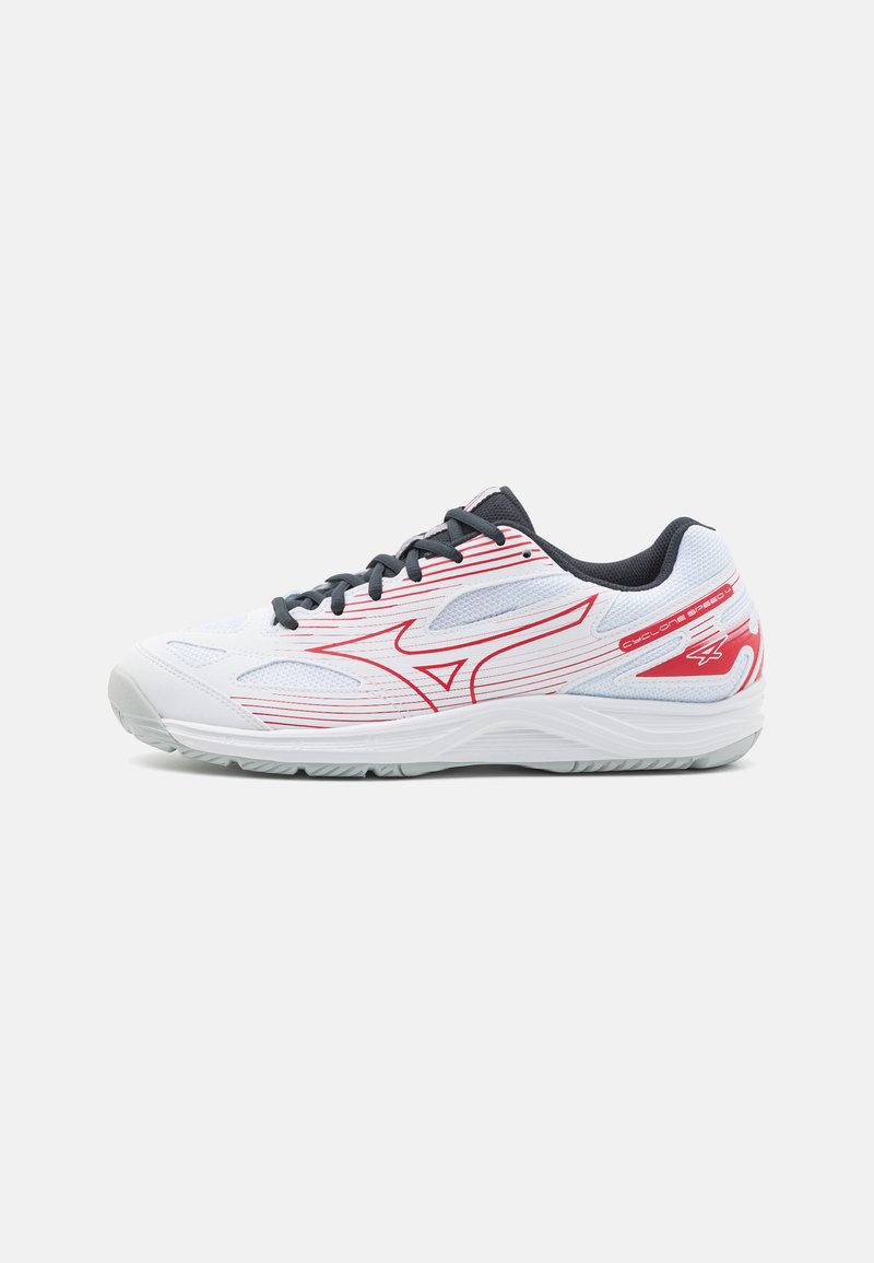 Mizuno CYCLONE SPEED 4 - Volleyballschuh - white/salsa/black