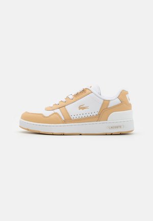 Lacoste T CLIP  - Trainers - white/light brown