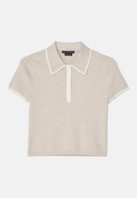 MEDA  - Pólóing - oatmeal heather/soft white