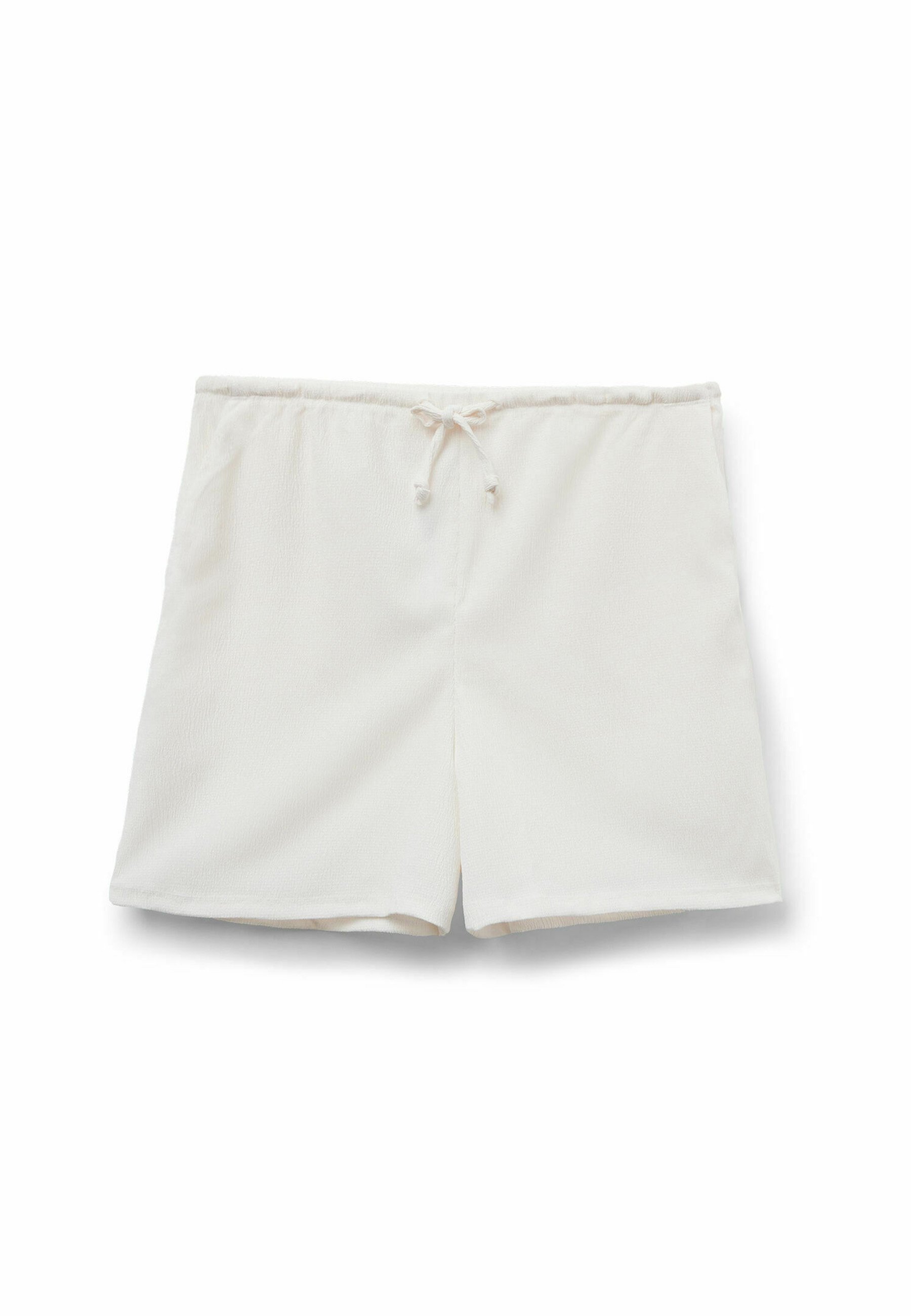 Tezenis CREPE-EFFECT - Shorts - white/off-white - Zalando