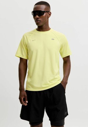 Jack & Jones, TRAINING TOP LOGO TRAINING TOP - T-shirt print - luminary green